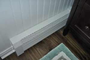 renovating a base board heat system